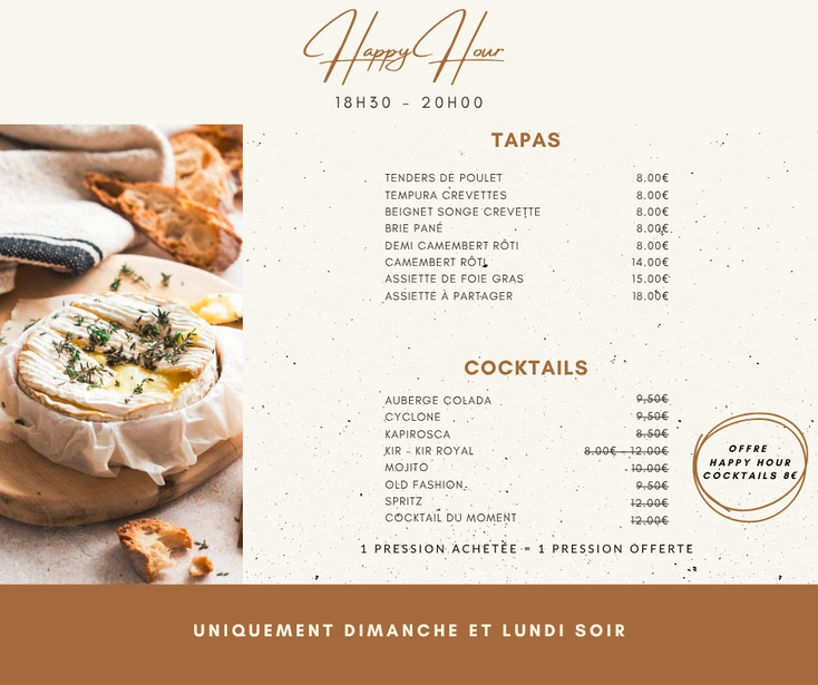 Happy Hour à l'Auberge Créole
